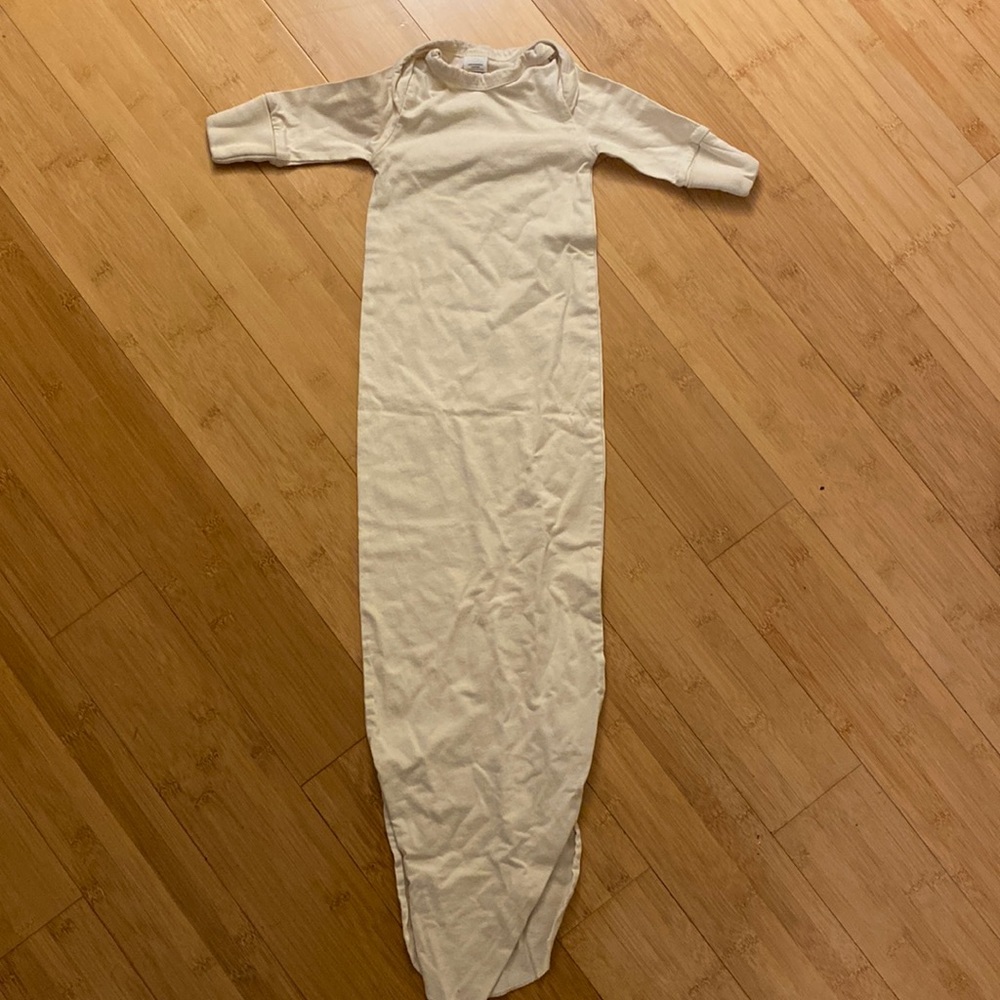 Colored Organics Infant Sleeper Gown - Natural